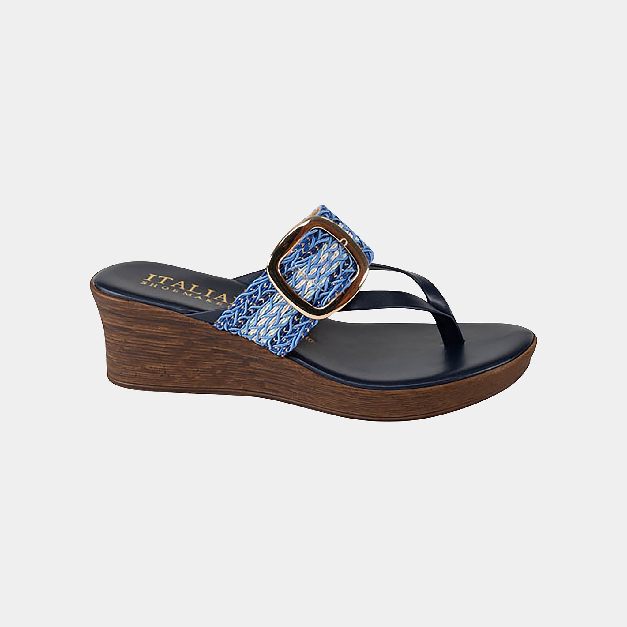 Gissel Wedge Thong Sandal