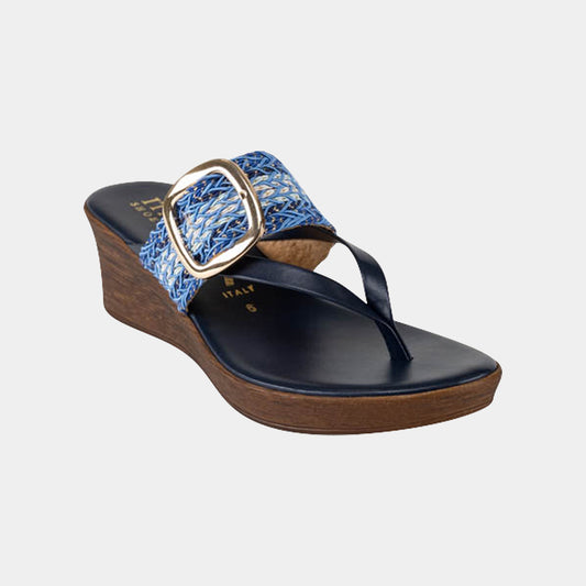 Gissel Wedge Thong Sandal