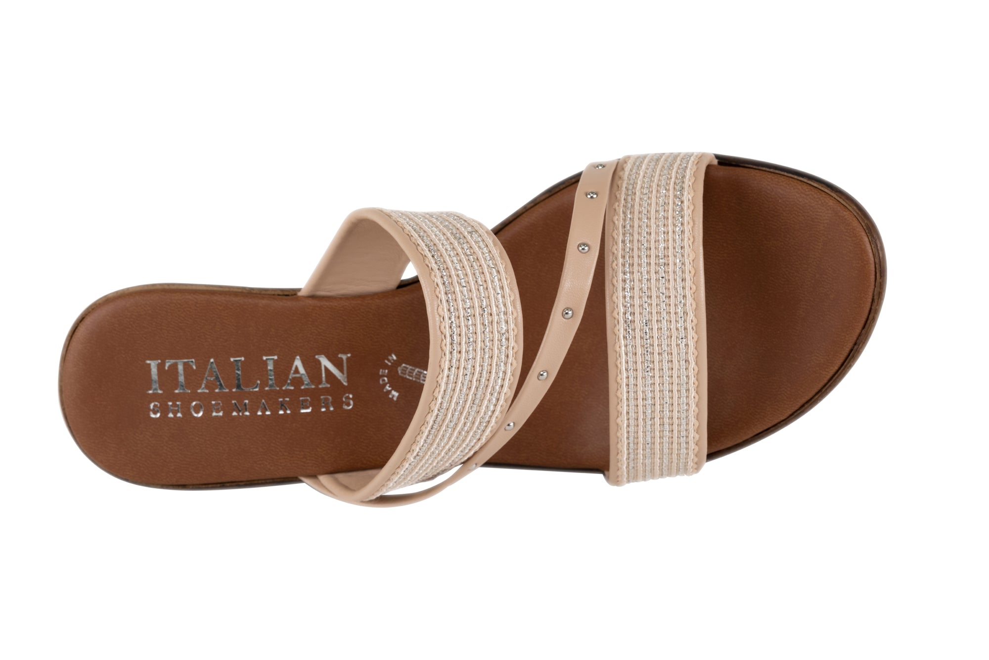 Italian shoemakers panache wedge sandal cheap