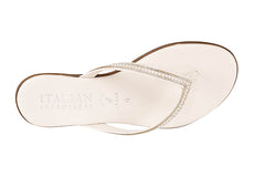 Minley: Rhinestone Thong Sandal