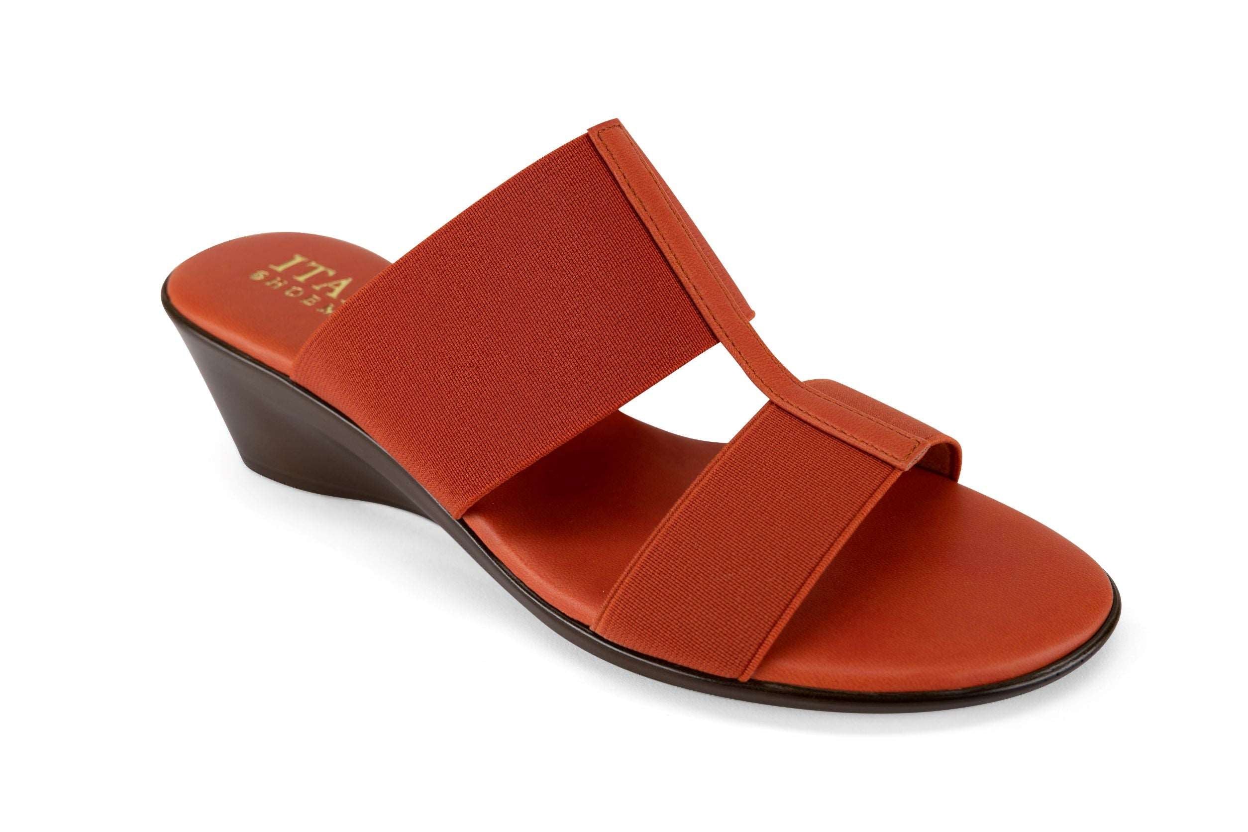 Italian shoemakers red sandals deals