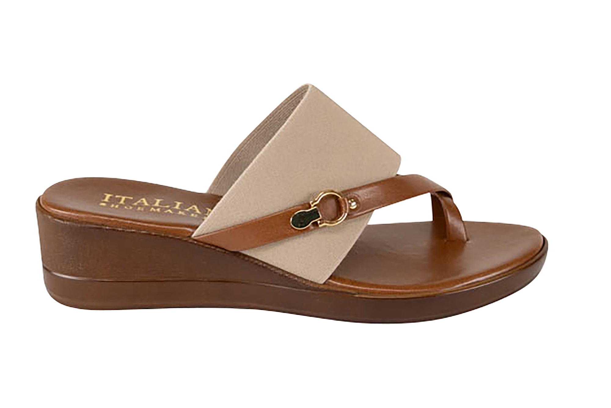 Italian shoemakers gisselle wedge sandal hotsell