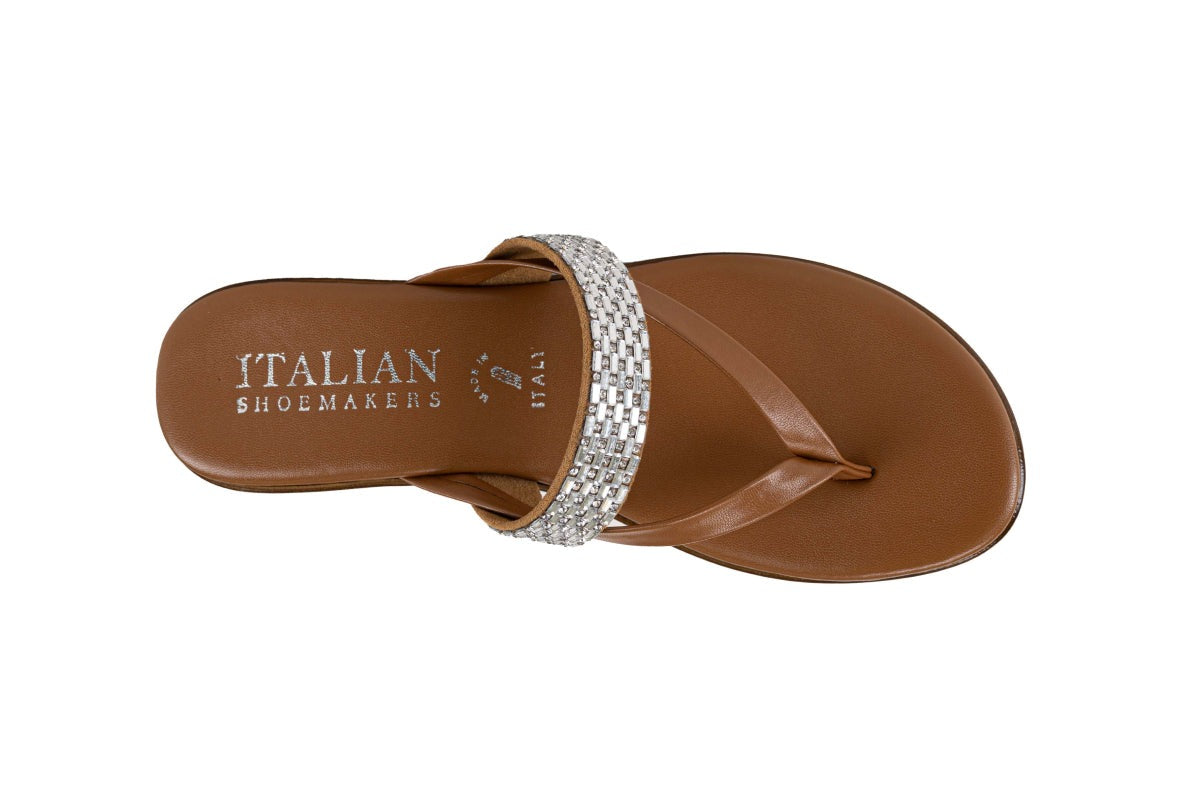 Italian shoemakers online rhinestone sandals