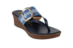 Gissel Wedge Thong Sandal