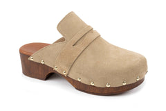 Bianca - Italian Clog Leather - Italian Shoemakers