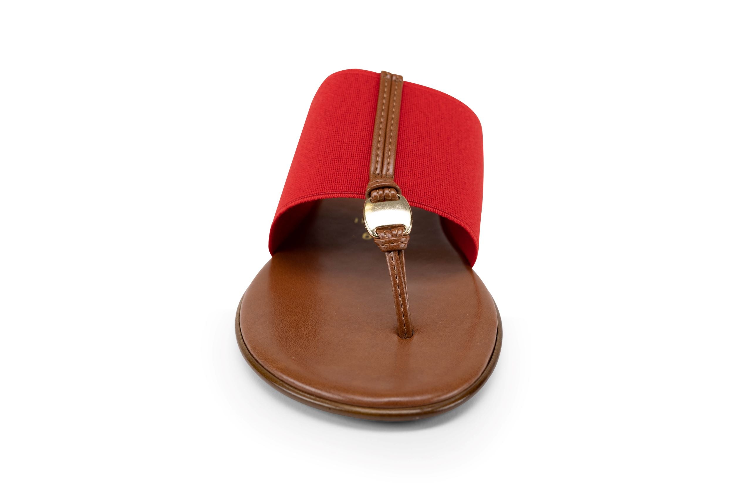 Italian shoemakers red sandals sales