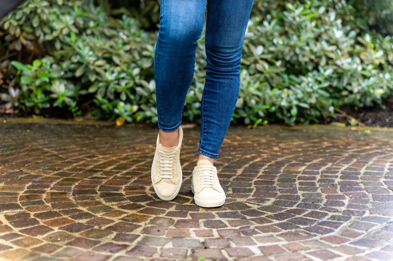 Bella - Italian Leather Sneakers - Italian Shoemakers