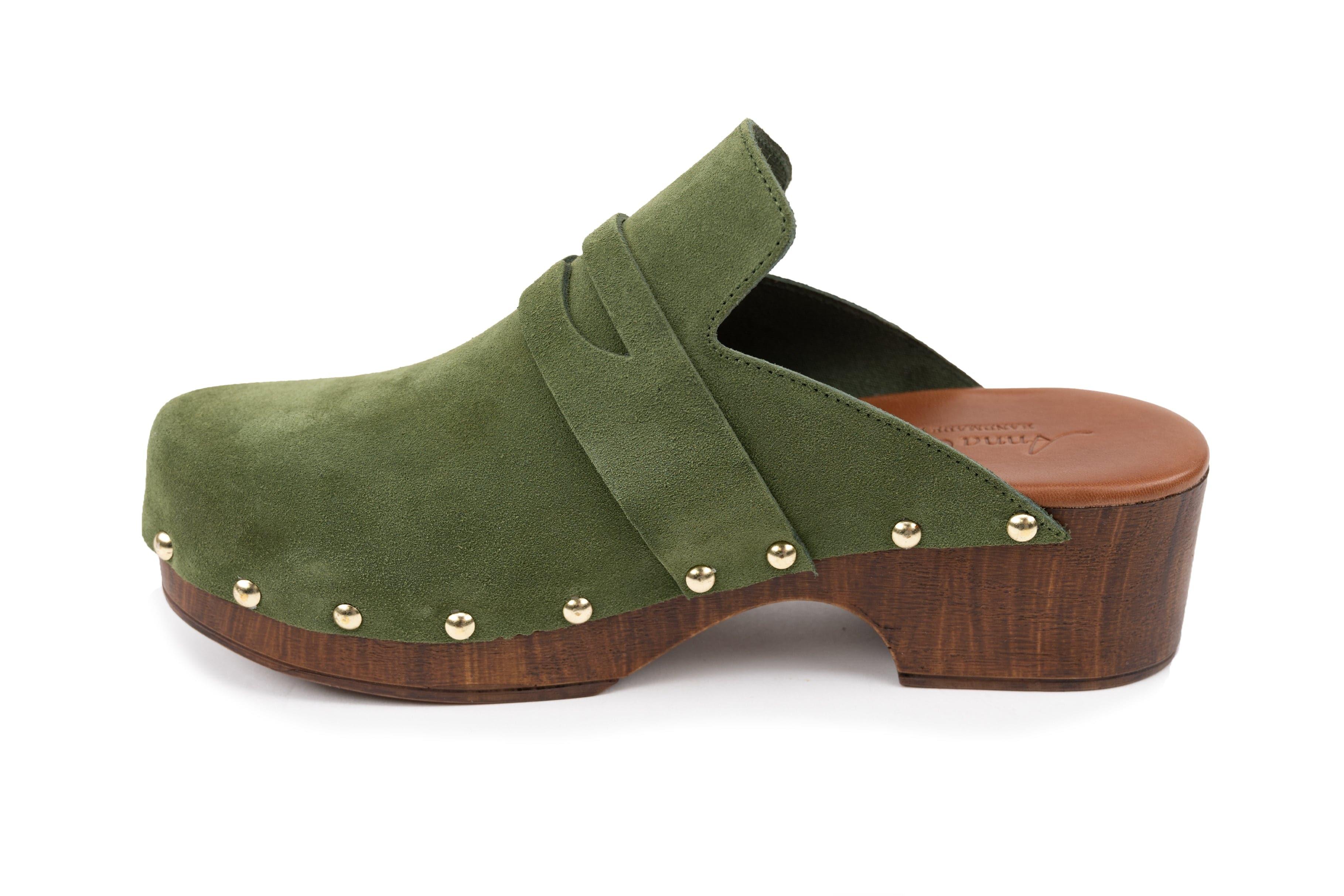 Bianca - Italian Clog Leather - Italian Shoemakers