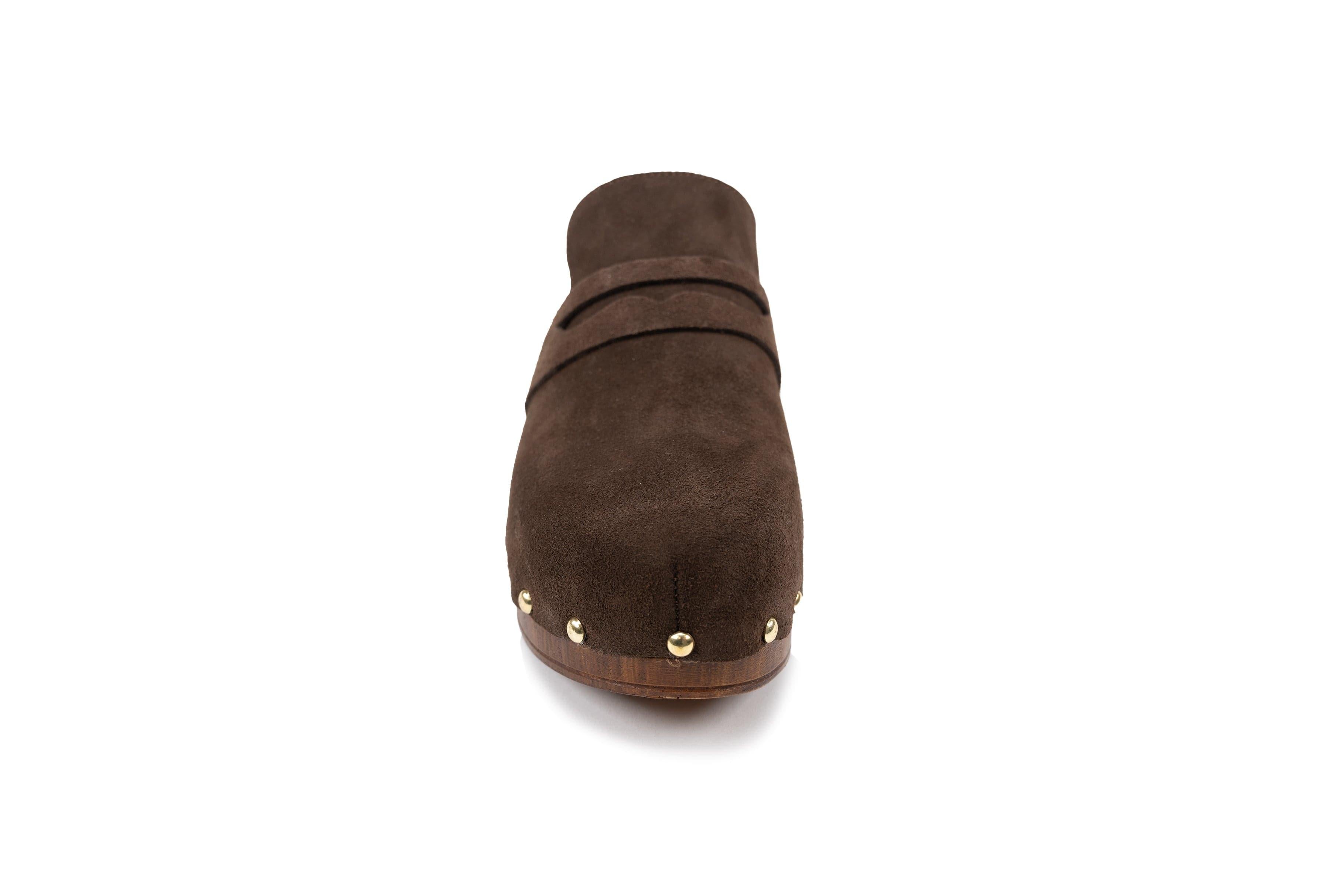 Bianca - Italian Clog Leather - Italian Shoemakers