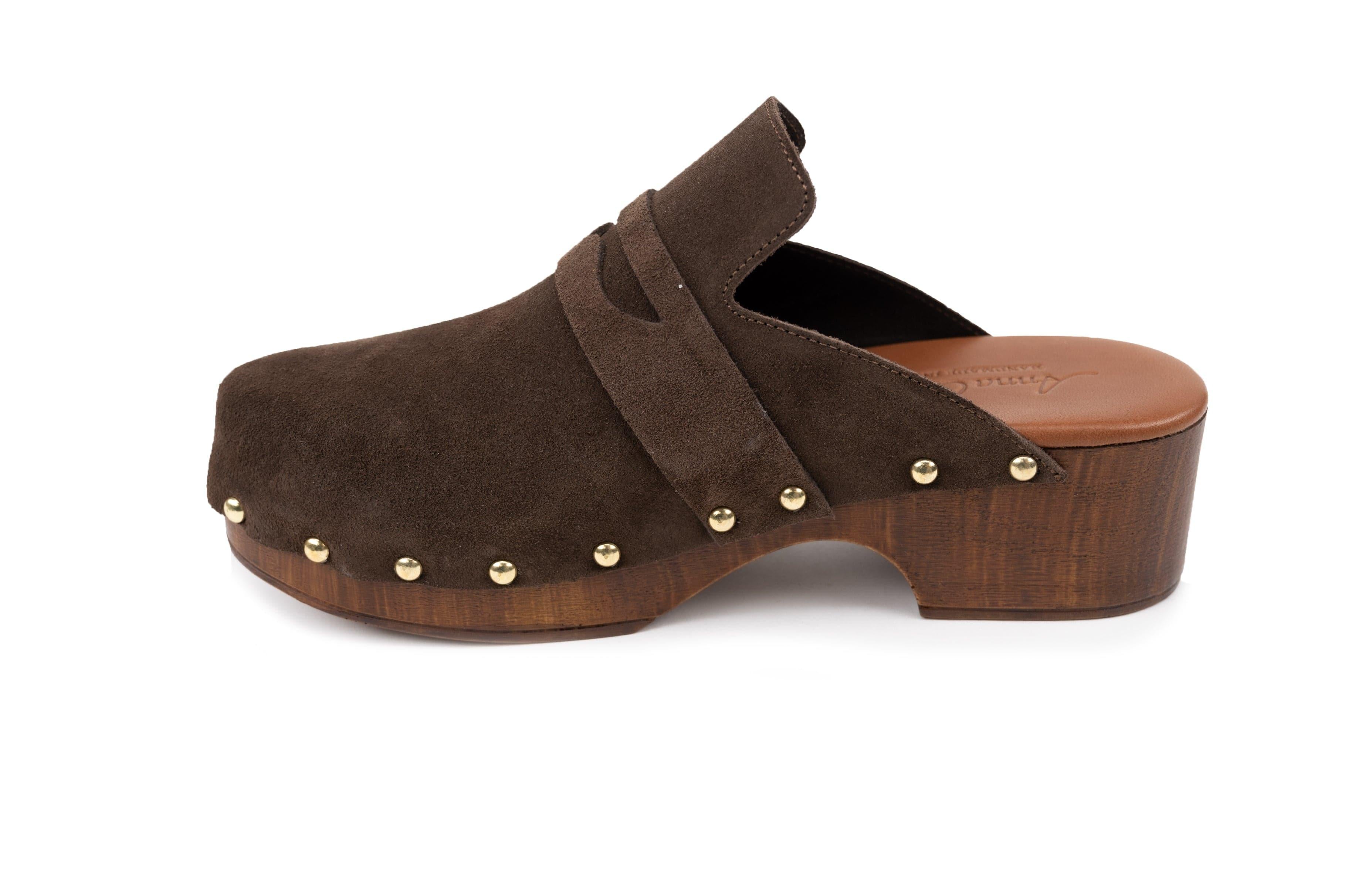 Bianca - Italian Clog Leather - Italian Shoemakers